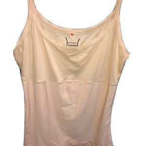 Simply Yummie By Heather Thomson Cream Tank Top Size XXL